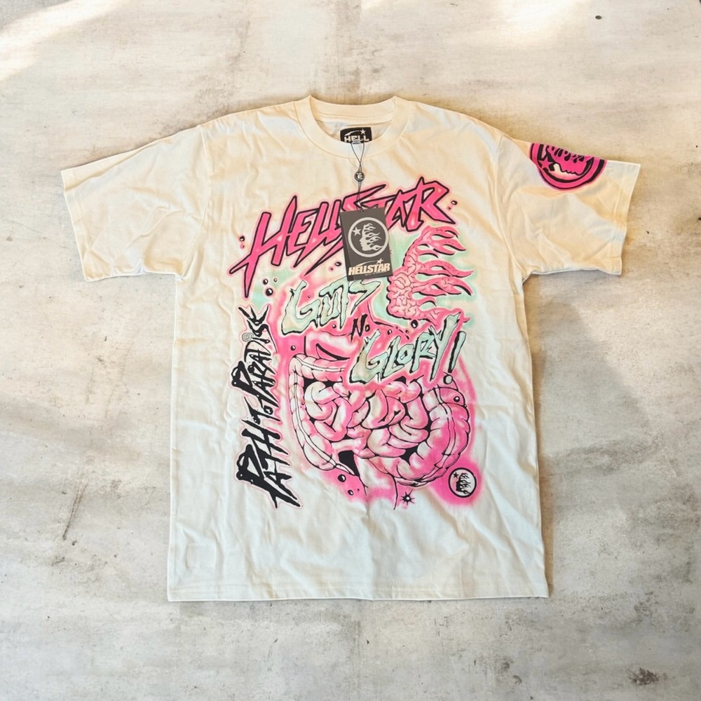Cream Graphic T-Shirt